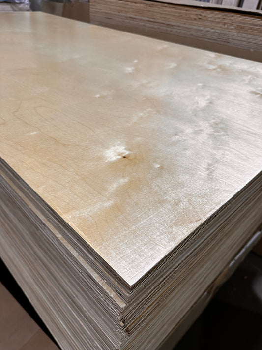 UV birch plywood 4 x 8